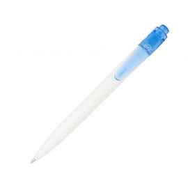Ручка пластиковая шариковая Thalaasa, 10786152, Цвет: синий прозрачный,белый