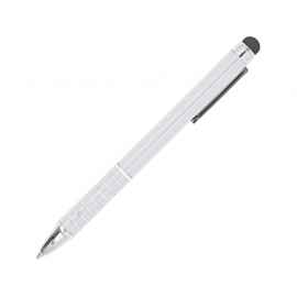 Ручка-стилус металлическая шариковая CANAIMA, HW8004S101, Цвет: белый