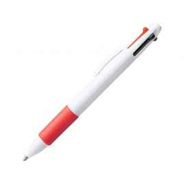 Ручка пластиковая шариковая KUNOY с чернилами 4-х цветов, BL8094S160, Цвет: красный