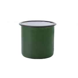 Кружка металлическая ANON, MD4015S15601, Цвет: зеленый бутылочный,белый, Объем: 380