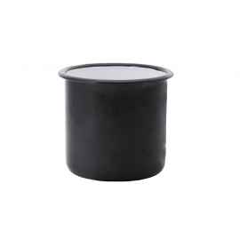 Кружка металлическая ANON, MD4015S10201, Цвет: черный,белый, Объем: 380
