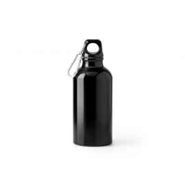 Бутылка RENKO из переработанного алюминия, BI4214S102, Цвет: черный, Объем: 400