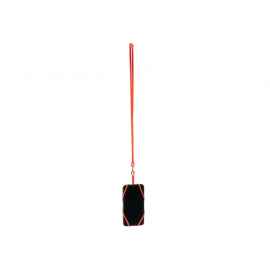 Силиконовый шнурок DALVIK с держателем мобильного телефона и карт, LY7046S160, Цвет: красный