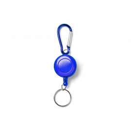 Брелок для ключей DOKI с карабином и выдвижным кольцом, KO4209S105, Цвет: синий