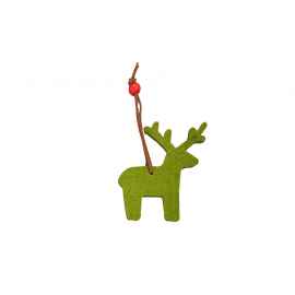 Войлочное рождественское украшение ABEND, северный олень, XM1302S1513, Цвет: зеленое яблоко