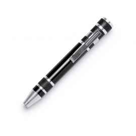 Алюминиевый мультитул BRICO в форме ручки, TO3991S102, Цвет: черный,серебристый
