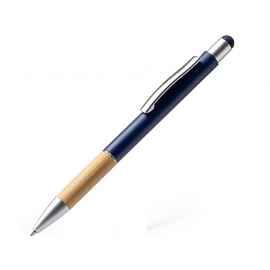 Ручка-стилус металлическая шариковая OLTEN, BL7990TA55, Цвет: натуральный,темно-синий