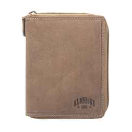 Бумажник KLONDIKE «Dylan», натуральная кожа в коричневом цвете, 10,5 х 13,5 см