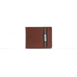 Бумажник Mano 'Don Leonardo', с RFID защитой, натуральная кожа в коньячном цвете, 10,5 х 2 х 8,5 см