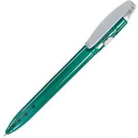 X-3 LX, ручка шариковая, прозрачный зеленый/серый, пластик, Цвет: зеленый, серебристый