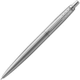 Ручка шариковая Parker Jotter XL Monochrome Grey, серебристая, Цвет: серебристый