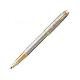 Ручка роллер Parker IM Premium, 1931686, Цвет: серый,золотистый,серебристый