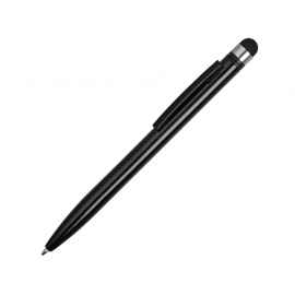 Ручка-стилус пластиковая шариковая Poke, 13472.07, Цвет: черный