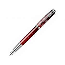 Перьевая ручка Parker IM Royal, F, 2152996, Цвет: красный,серебристый