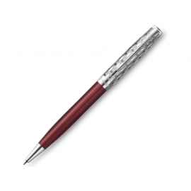 Ручка шариковая Parker Sonnet, 2119783, Цвет: красный,серебристый