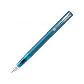 Перьевая ручка Parker Vector, F, 2159761, Цвет: синий,серебристый