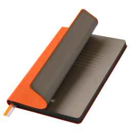 Ежедневник Tweed недатированный, оранжевый, Цвет: оранжевый, серый, бежевый, серый, Размер: 148x217x19