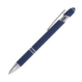 Шариковая ручка Comet, синяя, Цвет: синий, серебряный, Размер: 12x140x7