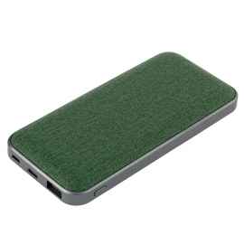 Внешний аккумулятор Tweed PB 10000 mAh, зеленый, Цвет: зеленый, Размер: 109x181x19