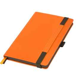 Ежедневник Marseille soft touch недатированный, оранжевый, Цвет: оранжевый, коричневый, бежевый, коричневый, коричневый, Размер: 220x147x19