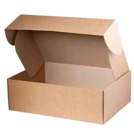 Подарочная коробка универсальная средняя, крафт, 345 х 255 х 110мм, Цвет: коричневый, Размер: 805x840x2