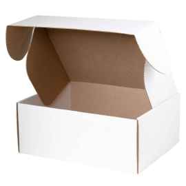 Подарочная коробка универсальная малая, белая, 280 х 215 х 113мм, Цвет: белый, бежевый, Размер: 215x280x113