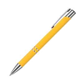 Шариковая ручка Alpha, желтая, Цвет: желтый, Размер: 11x135x8