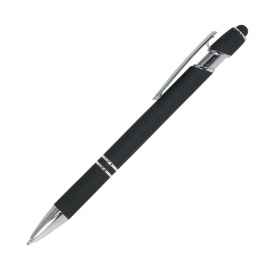 Шариковая ручка Comet, черная, Цвет: черный, серебряный, Размер: 12x140x7