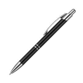 Шариковая ручка Portobello PROMO, черная, Цвет: черный, серебряный, Размер: 9x140x9