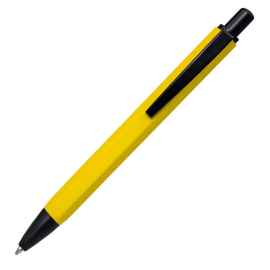 Шариковая ручка Urban Lemoni, желтая, Цвет: желтый, черный, Размер: 12x137x8