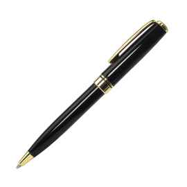 Шариковая ручка Tesoro, черная/позолота, Цвет: черный, золотой, Размер: 14x130x9
