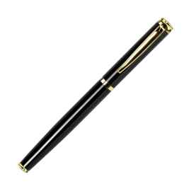 Ручка-роллер Sonata черная/позолота, Цвет: черный, золотой, Размер: 15x137x11