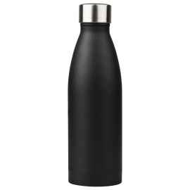Термобутылка вакуумная герметичная Fresco, черная, Цвет: черный, Объем: 500, Размер: 75x75x245