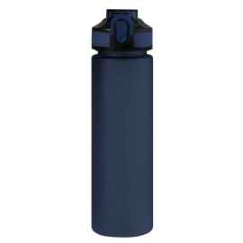 Бутылка для воды Flip, синяя, Цвет: синий, Объем: 700, Размер: 75x75x260