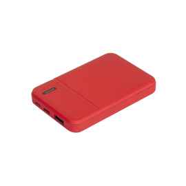 Внешний аккумулятор с подсветкой Skyline 5000 mAh, красный, Цвет: красный, Размер: 100x150x25