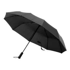 Зонт складной Levante, черный, Цвет: черный, Размер: 60x340x60