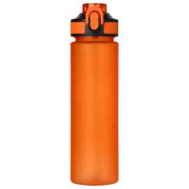 Бутылка для воды Flip, оранжевая, Цвет: оранжевый, Объем: 700, Размер: 75x75x260
