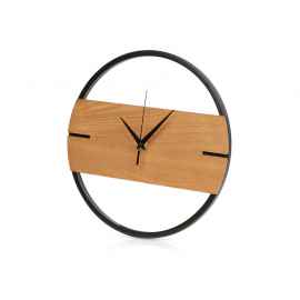 Деревянные часы с металлическим ободом Time Wheel, 186239