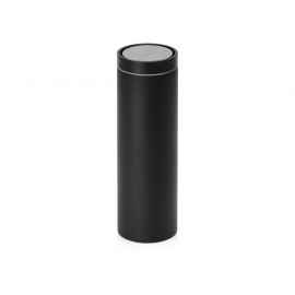Вакуумная термокружка Noble с 360° крышкой-кнопкой, крафтовый тубус, 813007W, Цвет: черный, Объем: 450