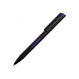 Ручка металлическая шариковая Taper Metal soft-touch, 16550.02, Цвет: черный,синий