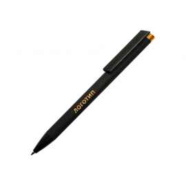Ручка металлическая шариковая Taper Metal soft-touch, 16550.08, Цвет: черный,оранжевый
