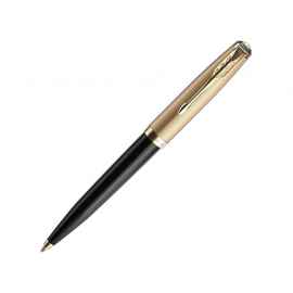 Ручка шариковая Parker 51 Deluxe, 2123513, Цвет: черный,золотистый