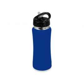 Бутылка спортивная из стали Коста-Рика, 600 мл, 828022p, Цвет: синий, Объем: 600