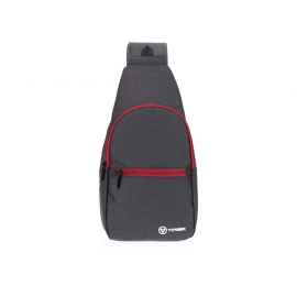 Рюкзак с одним плечевым ремнем, 73477, Цвет: бордовый,черный