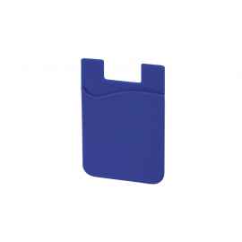 Картхолдер с креплением на телефон Gummy, 5-13421903p, Цвет: ярко-синий