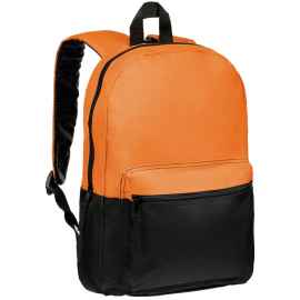 Рюкзак Base Up, черный с оранжевым, Цвет: черный, оранжевый, Объем: 10