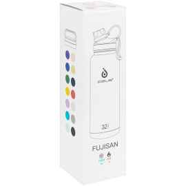 Термобутылка Fujisan XL, темно-синяя, Цвет: синий, темно-синий, Объем: 900