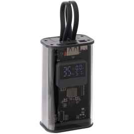Аккумулятор c быстрой зарядкой Trellis Geek 10000 мАч, темно-серый, Цвет: серый