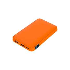 Внешний аккумулятор с подсветкой Ancor 5000 mAh, оранжевый, Цвет: оранжевый, Размер: 145x100x25