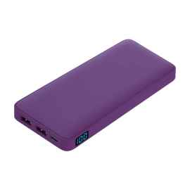 Внешний аккумулятор с подсветкой Ancor Plus 10000 mAh, фиолетовый, Цвет: фиолетовый, Размер: 175x100x25